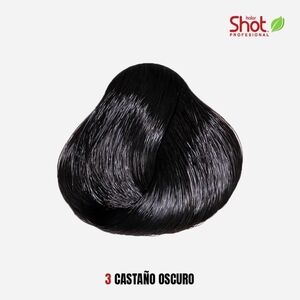 Kolor Shot Professional Hair Color Cream - Shade 3 Castaño Oscuro (Dark Brown)